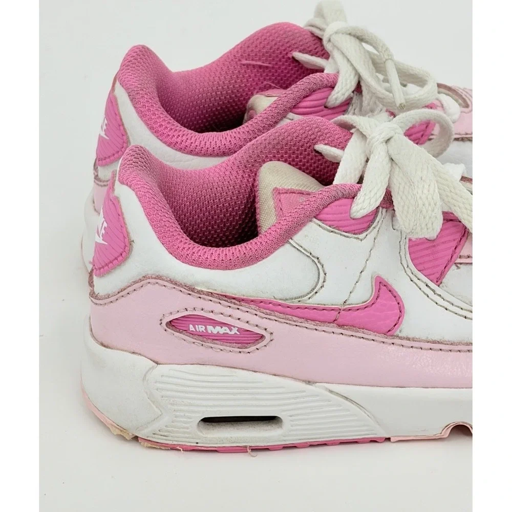 Nike Air Max 90 Playful Pink White Toddler Sneakers Size 8C FZ3557-100
